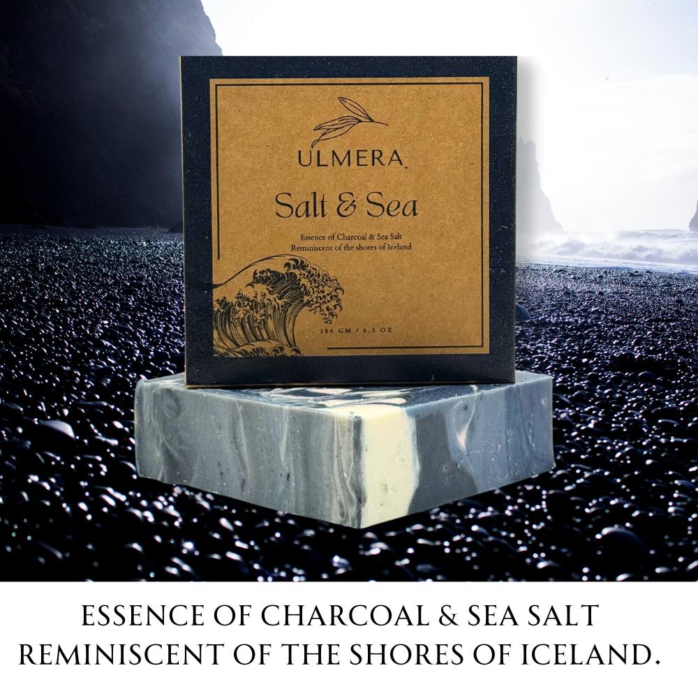 Salt &amp; Sea Soap (Sea Salt and Charcoal) - Ulmera