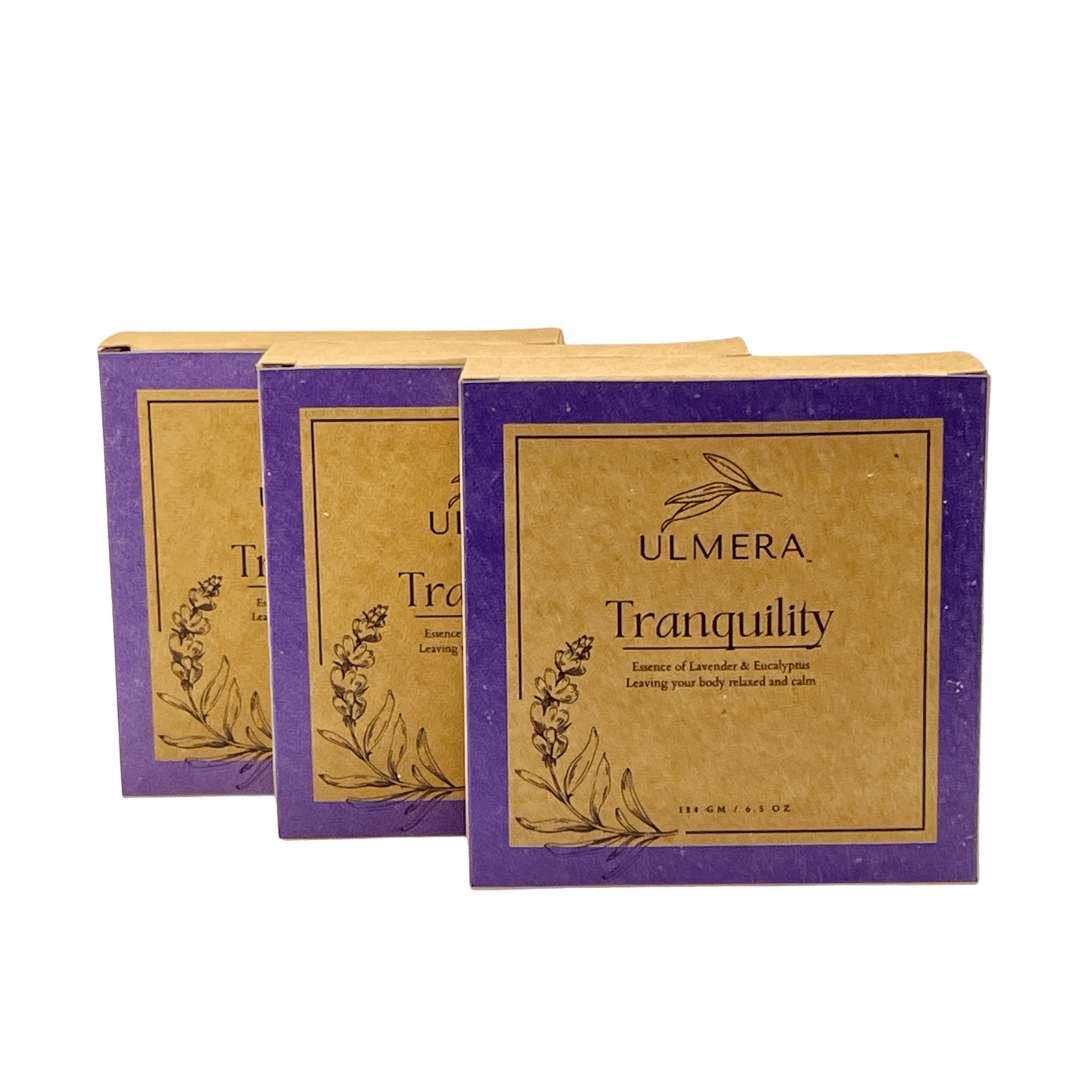 Tranquility Soap (Lavender and Eucalyptus) 3 Pack - Ulmera